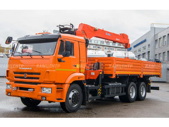 Новый Бортовой грузовик/ Платформа, Автоманипулятор КАМАЗ 6520-7080-49: фото 4