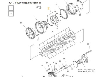 Новый Универсальная запчасть 421-33-00060 Уплотнительное кольцо Komatsu в Благовещенске: фото 4