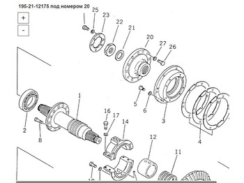 Новый Ступица для Строительной техники ASP 195-21-12175 Ступица: фото 3 Новый Ступица для Строительной техники ASP 195-21-12175 Ступица: фото 3