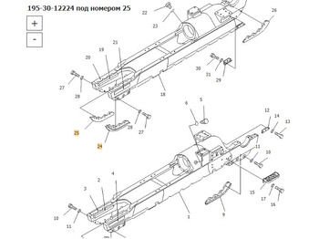 Новый Запчасти ходовой части для Строительной техники ASP 195-30-12224 Защита: фото 5 Новый Запчасти ходовой части для Строительной техники ASP 195-30-12224 Защита: фото 5
