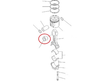 Новый Поршень/ Кольцо/ Втулка ETP Втулка шатуна 6240-31-3141 SA6D170E в Благовещенске: фото 4 Новый Поршень/ Кольцо/ Втулка ETP Втулка шатуна 6240-31-3141 SA6D170E в Благовещенске: фото 4