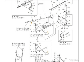Новый Рулевое управление для Строительной техники Komatsu 04256-41230 Наконечник тяги: фото 2 Новый Рулевое управление для Строительной техники Komatsu 04256-41230 Наконечник тяги: фото 2