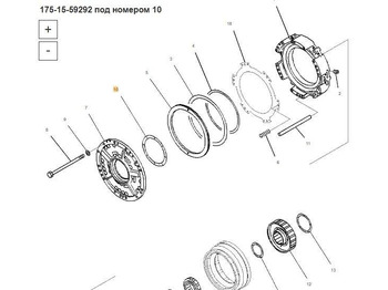 Новый Универсальная запчасть Komatsu 175-15-59292 (175-15-59291) Уплотнительное кольцо Komatsu D375A в Благовещенске: фото 4