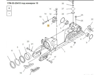 Опорный каток для Строительной техники Коmаtsu 17M-30-25410 Опора поддерживающего катка: фото 4