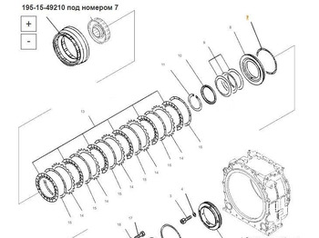 Новый Универсальная запчасть Komatsu 195-15-49210 Уплотнительное кольцо в Благовещенске: фото 4 Новый Универсальная запчасть Komatsu 195-15-49210 Уплотнительное кольцо в Благовещенске: фото 4