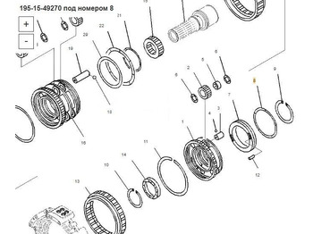 Новый Универсальная запчасть Komatsu 195-15-49270 Уплотнительное кольцо Komatsu D375A в Благовещенске: фото 2 Новый Универсальная запчасть Komatsu 195-15-49270 Уплотнительное кольцо Komatsu D375A в Благовещенске: фото 2