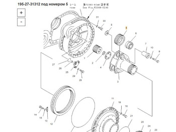Новый Трансмиссия для Бульдозеров Komatsu 195-27-31312 Планетарная шестерня: фото 4 Новый Трансмиссия для Бульдозеров Komatsu 195-27-31312 Планетарная шестерня: фото 4