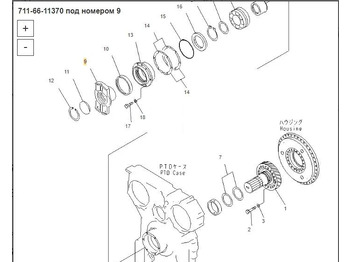 Сцепление и запчасти KOMATSU
