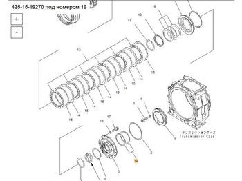 Новый Универсальная запчасть Komatsu Уплотнительное кольцо 425-15-19270 Komatsu D375A в Благовещенске: фото 4