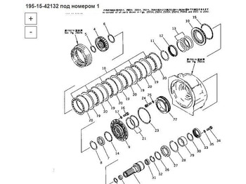 Новый Трансмиссия Komatsu Вал 195-15-42132 Komatsu D375A в Благовещенске: фото 5