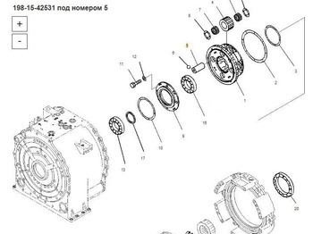 Новый Трансмиссия Komatsu Вал 198-15-42530 / 198-15-42531 Komatsu D475A-5 в Благовещенске: фото 5 Новый Трансмиссия Komatsu Вал 198-15-42530 / 198-15-42531 Komatsu D475A-5 в Благовещенске: фото 5