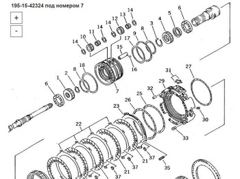 Новый Трансмиссия Komatsu Водило 195-15-42324 Komatsu D375A в Благовещенске: фото 4 Новый Трансмиссия Komatsu Водило 195-15-42324 Komatsu D375A в Благовещенске: фото 4