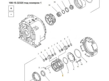 Новый Трансмиссия Komatsu Водило 198-15-32320 Komatsu D475A в Благовещенске: фото 5 Новый Трансмиссия Komatsu Водило 198-15-32320 Komatsu D475A в Благовещенске: фото 5