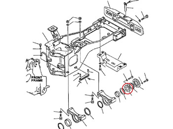 Новый Кузов и экстерьер Накладка 425-46-12190 Komatsu WA500, WD500: фото 4