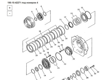 Новый Трансмиссия для Бульдозеров OEM 195-15-42271 Шестерня: фото 4