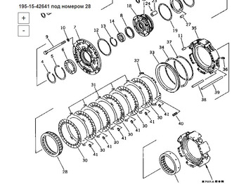 Новый Трансмиссия для Бульдозеров OEM 195-15-42641 Коронная шестерня: фото 4