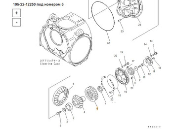 Новый Трансмиссия для Бульдозеров OEM 195-22-12250 Шестерня (зад. мост): фото 4 Новый Трансмиссия для Бульдозеров OEM 195-22-12250 Шестерня (зад. мост): фото 4