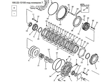 Новый Трансмиссия для Строительной техники OEM 195-22-13150 Поршень фрикциона: фото 4 Новый Трансмиссия для Строительной техники OEM 195-22-13150 Поршень фрикциона: фото 4