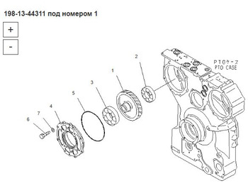 Новый Трансмиссия для Бульдозеров OEM 198-13-44311 Шестерня ГТР: фото 5