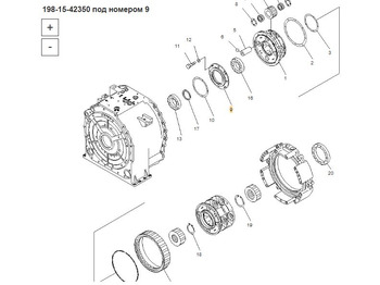 Новый Трансмиссия для Строительной техники OEM 198-15-42350 Клеть: фото 4