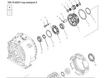 Новый Трансмиссия для Бульдозеров OEM 198-15-42530 Вал водилы: фото 3 Новый Трансмиссия для Бульдозеров OEM 198-15-42530 Вал водилы: фото 3