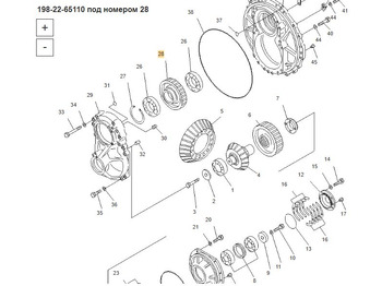 Новый Трансмиссия для Бульдозеров OEM 198-22-65110 Шестерня: фото 4