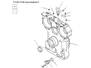 Новый Трансмиссия для Строительной техники OEM 711-66-13140 Втулка РПН: фото 5