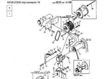 Новый Ремень Ofm Top Line Ремень генератора 04120-21930 Komatsu S6D155-4: фото 4