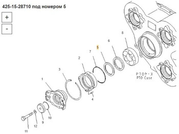 Новый Прокладка двигателя Прокладка 425-15-28710 Komatsu: фото 4 Новый Прокладка двигателя Прокладка 425-15-28710 Komatsu: фото 4