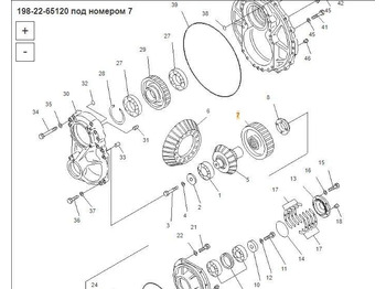 Новый Трансмиссия Шестерня 198-22-65120 Komatsu D475A-5: фото 2 Новый Трансмиссия Шестерня 198-22-65120 Komatsu D475A-5: фото 2