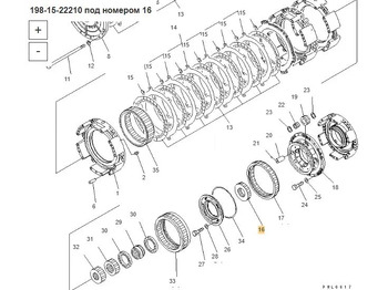 Новый Трансмиссия Солнечная шестерня 198-15-22210 Komatsu D475A: фото 5 Новый Трансмиссия Солнечная шестерня 198-15-22210 Komatsu D475A: фото 5