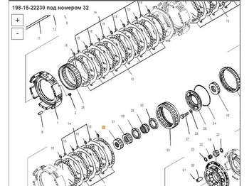 Трансмиссия Солнечная шестерня б/у 198-15-22230 Komatsu D475A: фото 4 Трансмиссия Солнечная шестерня б/у 198-15-22230 Komatsu D475A: фото 4