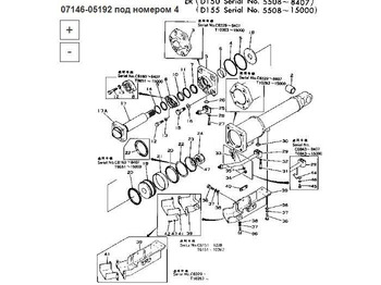 Новый Универсальная запчасть Уплотнительное кольцо 07146-05192 Komatsu D375A: фото 4