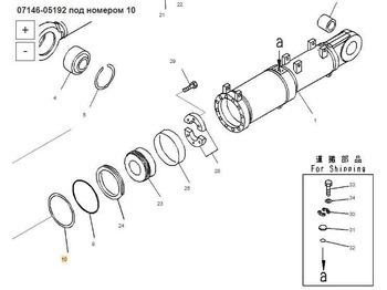 Новый Универсальная запчасть Уплотнительное кольцо 07146-05192 Komatsu D375A: фото 5