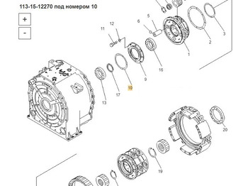 Новый Универсальная запчасть Уплотнительное кольцо 113-15-12270 Komatsu D475A: фото 2 Новый Универсальная запчасть Уплотнительное кольцо 113-15-12270 Komatsu D475A: фото 2
