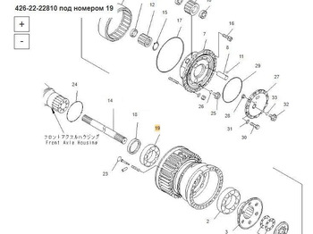 Новый Запчасти 426-22-22810 Подшипник Komatsu WD600-3 в Благовещенске: фото 5 Новый Запчасти 426-22-22810 Подшипник Komatsu WD600-3 в Благовещенске: фото 5