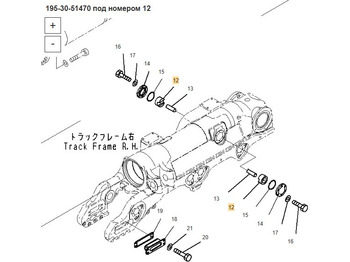 Новый Запчасти для Строительной техники ASP 195-30-51470 Направляющая телеги: фото 5 Новый Запчасти для Строительной техники ASP 195-30-51470 Направляющая телеги: фото 5
