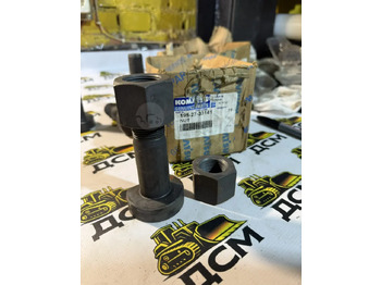 Новый Запчасти Болт+гайка cегментная 195-27-33141, 195-27-33130 Komatsu D375A: фото 5