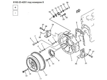Новый Запчасти для Строительной техники ETP 6162-23-4251 Сальник: фото 4 Новый Запчасти для Строительной техники ETP 6162-23-4251 Сальник: фото 4