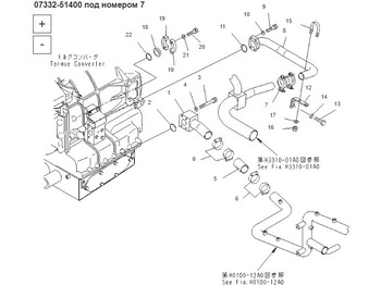 Новый Запчасти для Строительной техники Komatsu 07332-51400 Прокладка: фото 2 Новый Запчасти для Строительной техники Komatsu 07332-51400 Прокладка: фото 2