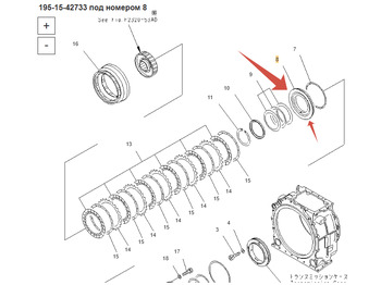 Запчасти для Строительной техники Коmаtsu 195-15-42733/ 195-15-42732 Поршень: фото 4