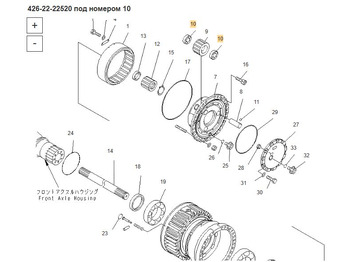 Новый Запчасти для Строительной техники Komatsu 426-22-22520 Подшипник: фото 4 Новый Запчасти для Строительной техники Komatsu 426-22-22520 Подшипник: фото 4