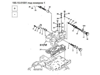 Запчасти Komatsu Клапан КПП Komatsu D375A-2 195-15-01591 (кап. ремонт) в Благовещенске: фото 5 Запчасти Komatsu Клапан КПП Komatsu D375A-2 195-15-01591 (кап. ремонт) в Благовещенске: фото 5