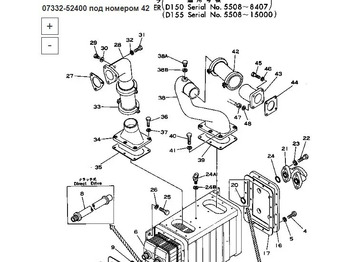 Новый Запчасти Komatsu Уплотнение 07332-52400/ K07332-52400: фото 4 Новый Запчасти Komatsu Уплотнение 07332-52400/ K07332-52400: фото 4