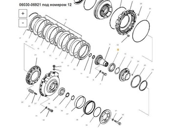 Новый Запчасти NTN-SNR Подшипник 06030-06921 Komatsu D61E, D85E: фото 3