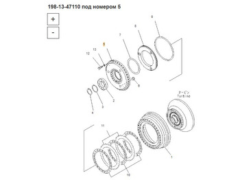 Новый Запчасти для Строительной техники OEM 198-13-47110 Корпус: фото 5 Новый Запчасти для Строительной техники OEM 198-13-47110 Корпус: фото 5