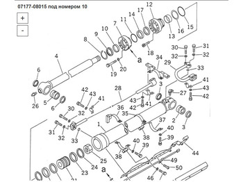 Новый Запчасти для Строительной техники OFM/ETP 07177-08015 Втулка: фото 3