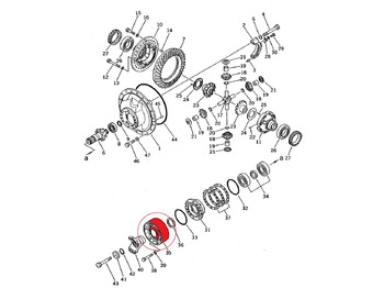 Новый Запчасти Опора 425-23-11311 Komatsu WA500: фото 3