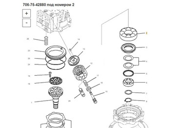 Новый Запчасти Подшипник роликовый (706-75-42880) Komatsu: фото 4 Новый Запчасти Подшипник роликовый (706-75-42880) Komatsu: фото 4