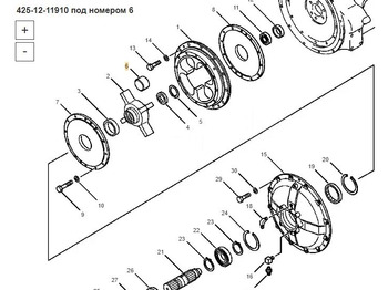 Новый Запчасти Резинка 425-12-11910 Komatsu WA500: фото 3 Новый Запчасти Резинка 425-12-11910 Komatsu WA500: фото 3